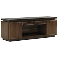 Highview Media Console with Floating Top and Wire Management