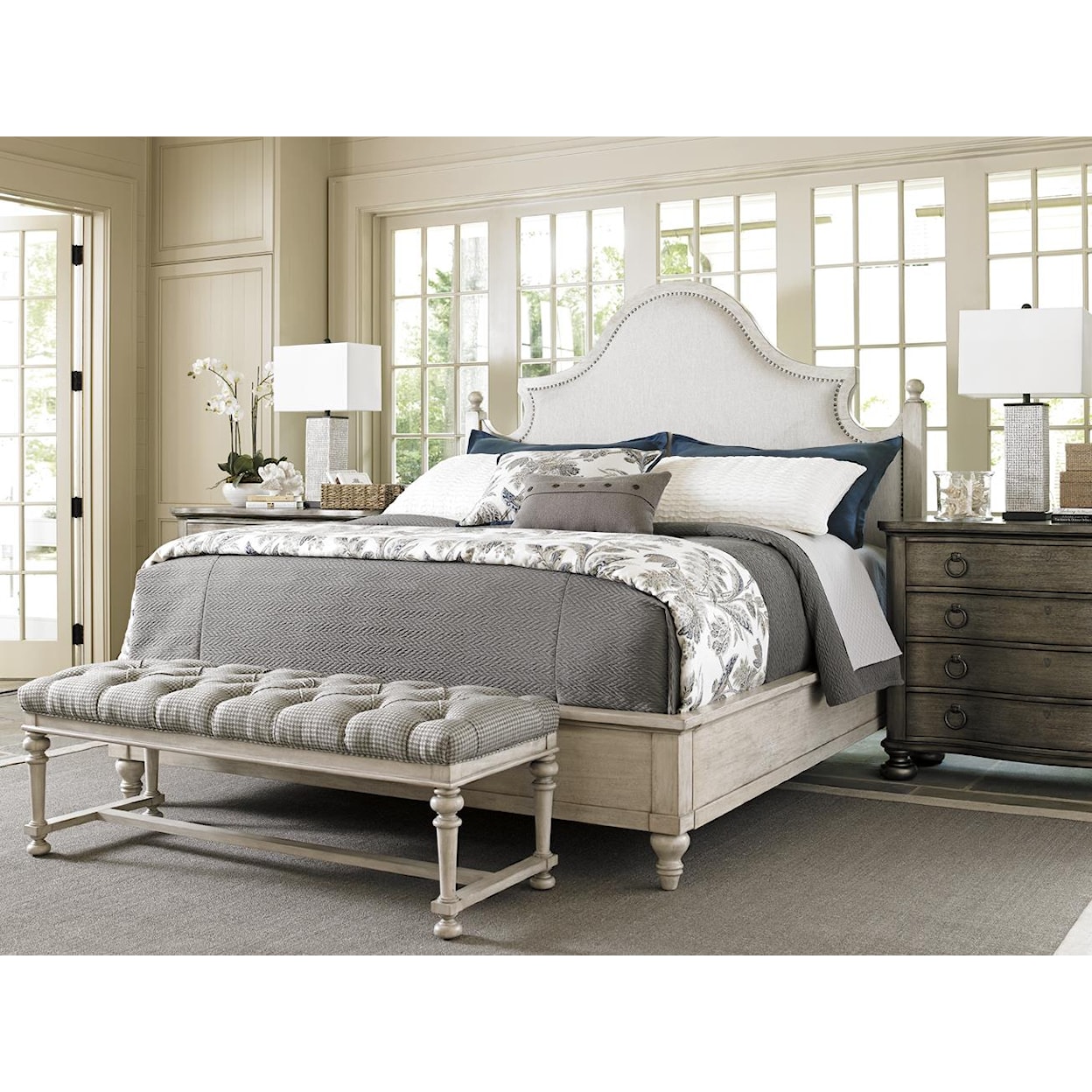 Lexington Oyster Bay ARBOR HILLS UPH HEADBOARD, CAL KING