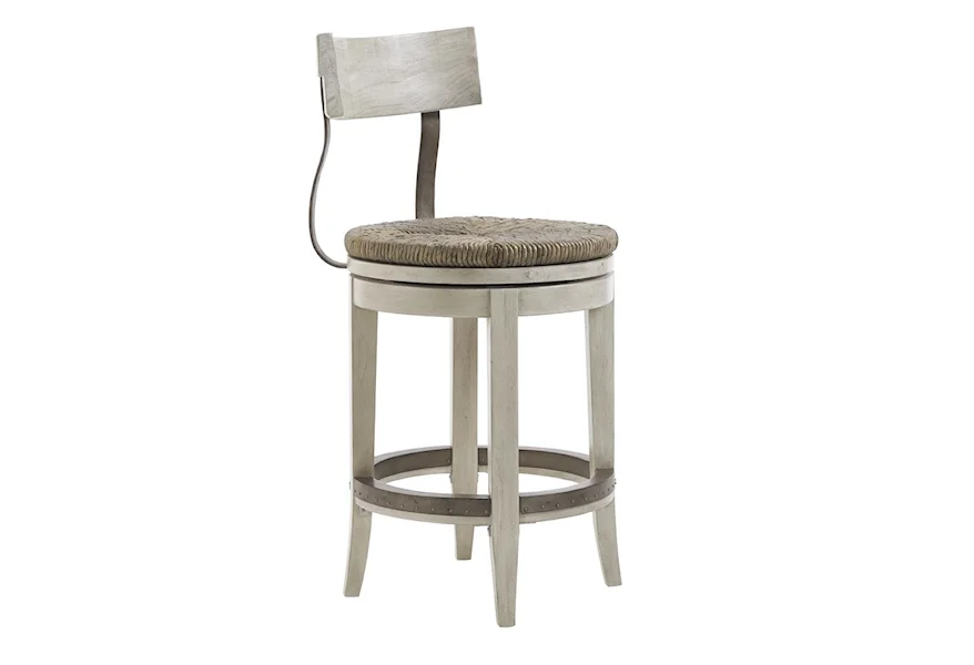 Oyster Bay MERRICK SWIVEL COUNTER STOOL by Lexington at Baer's Furniture