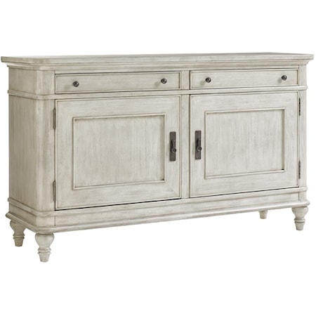 Oakdale Buffet with Dining and Silverware Storage
