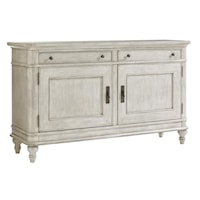 Oakdale Buffet with Dining and Silverware Storage