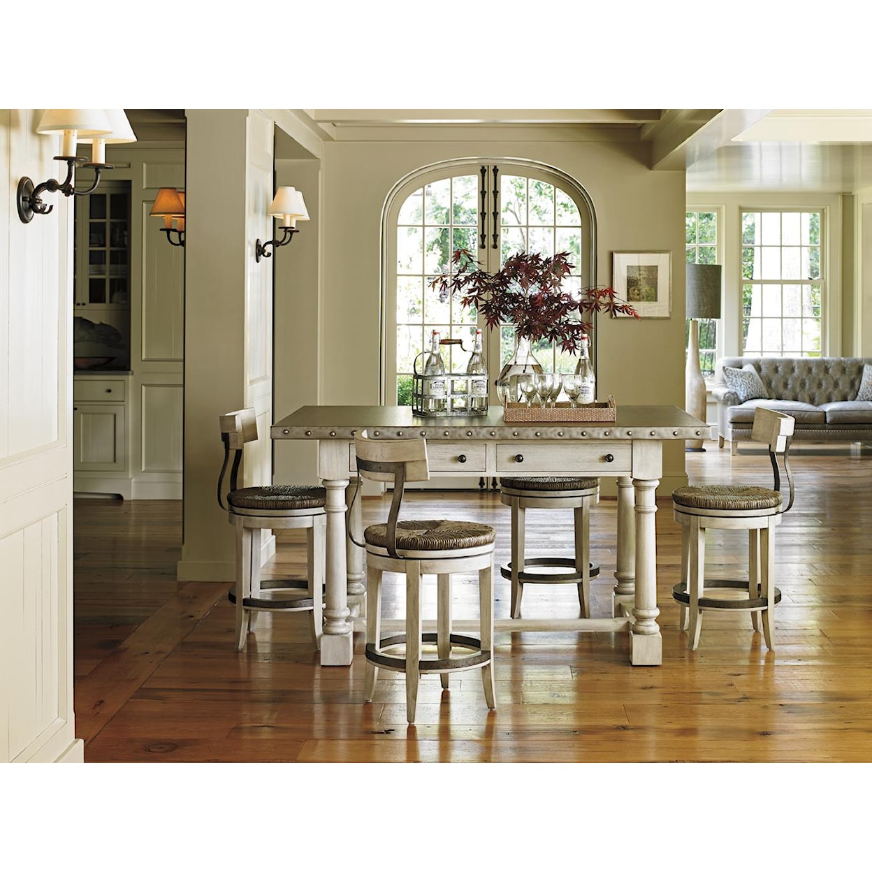 Lexington Oyster Bay Hidden Lake Bistro Table and Stool Set