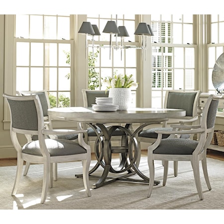 Six Piece Dining Set with Calerton Table and Eastport Chairs