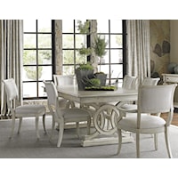 Seven Piece Dining Set with Montauk Table and Eastport Chairs