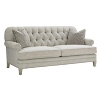 Hillstead Button Tufted Settee with Nailhead Detail