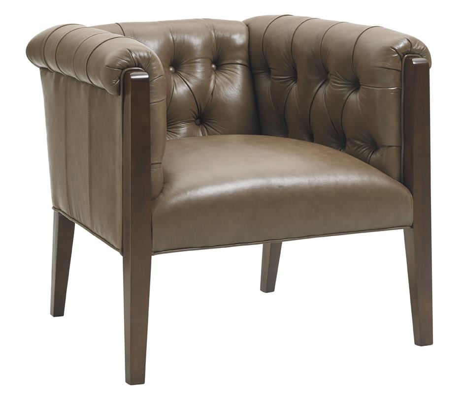 Brookville Modern Button Tufted Chair with High Legs