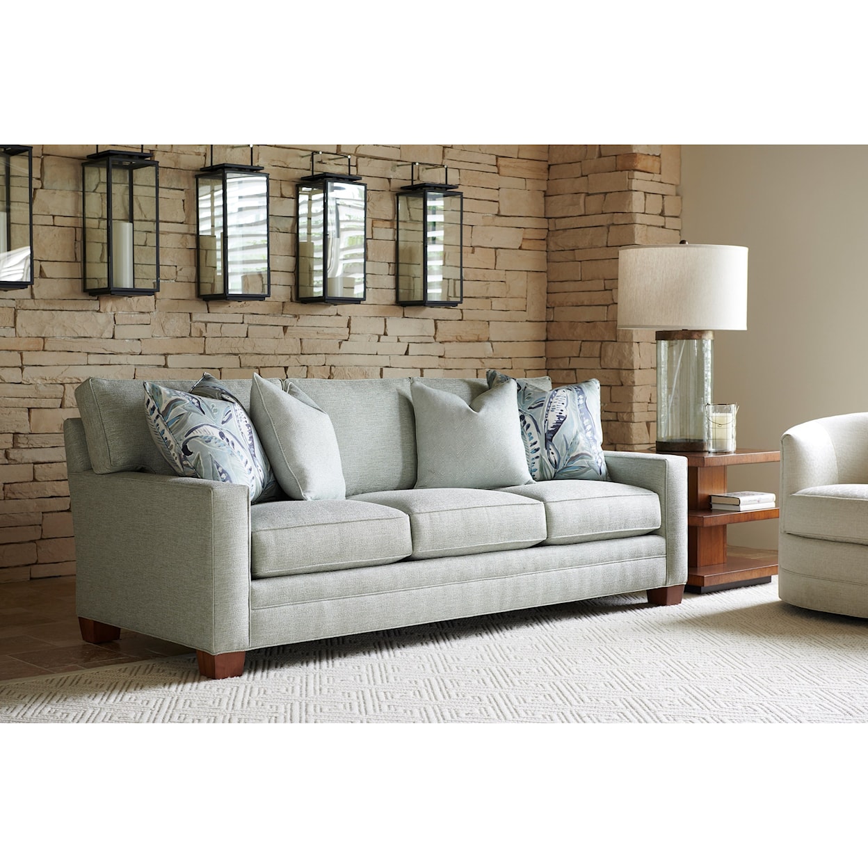 Lexington Personal Design Series Bedford Customizable 3- Cushion Sofa