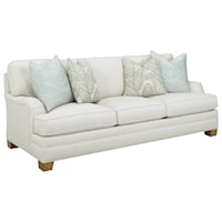 Townsend Customizable Sofa (English Arms, Boxed Edge Back, Medium Tapered Leg)