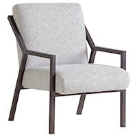 Weldon Accent Chair with Contemporary Metal Frame