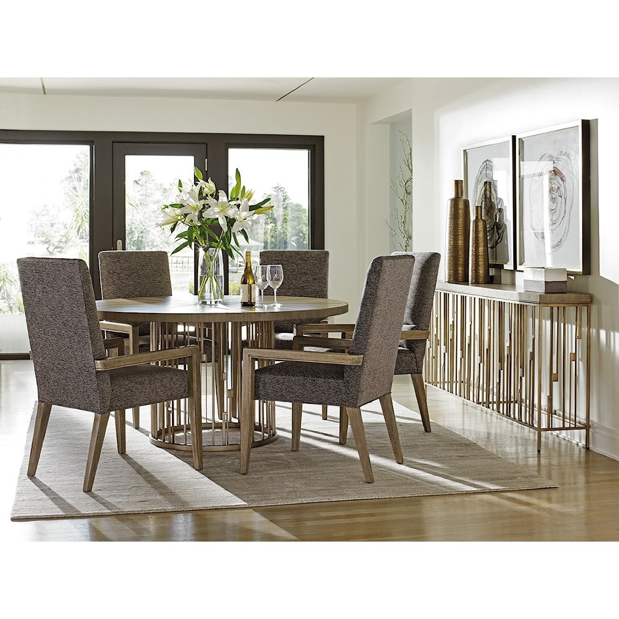 Lexington Shadow Play Rendezvous Round Dining Table