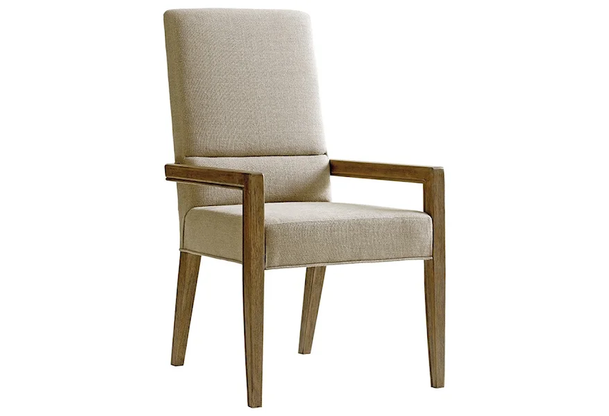 Shadow Play Metro Arm Chair Married Fabric by Lexington at Furniture Fair - North Carolina
