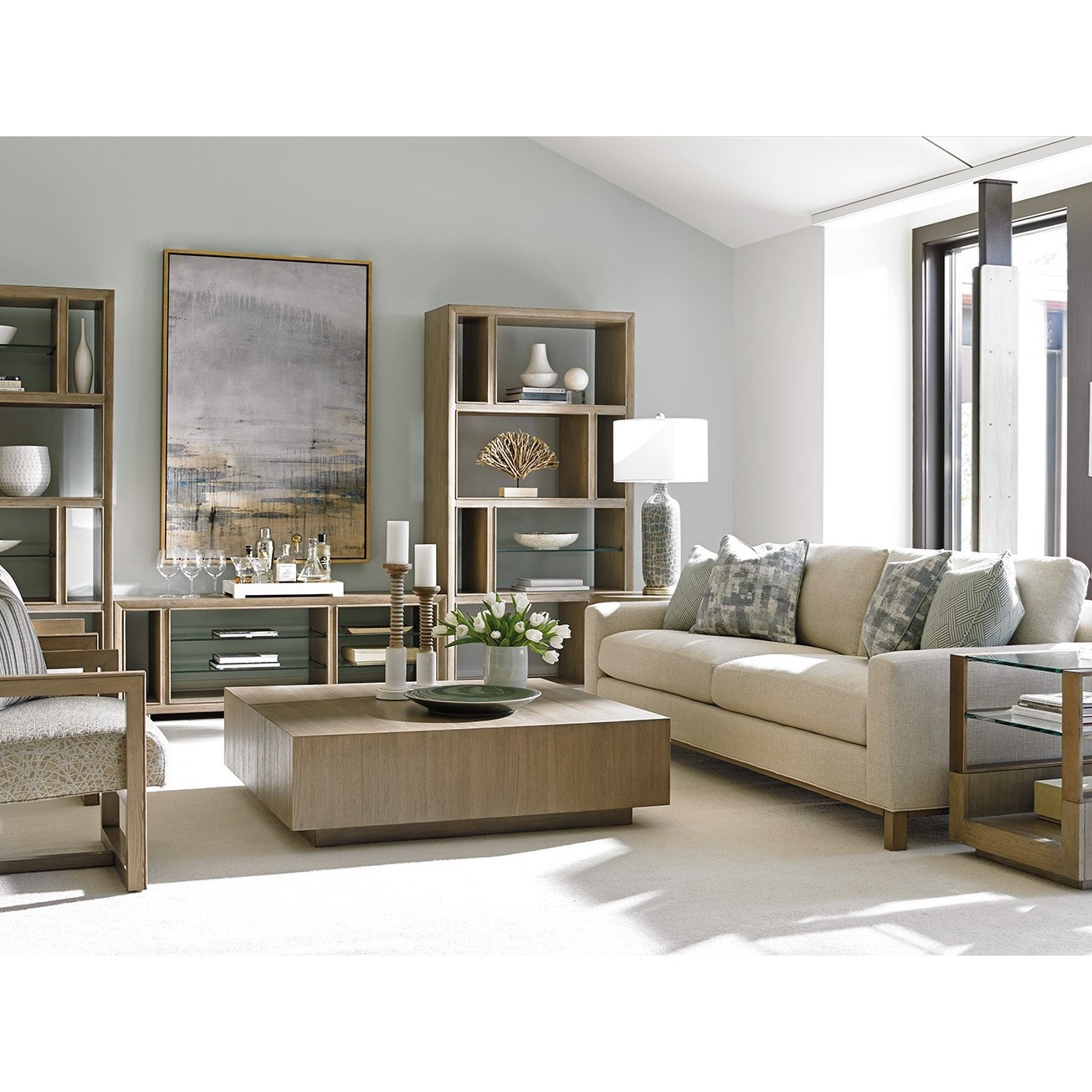 Center Stage Rectangular Lamp Table