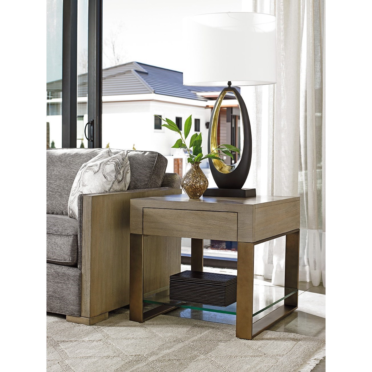 Empire Square End Table