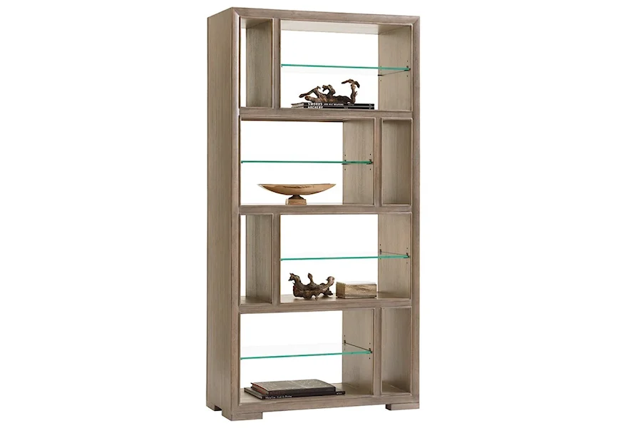 Shadow Play Windsor Open Bookcase by Lexington at Furniture Fair - North Carolina