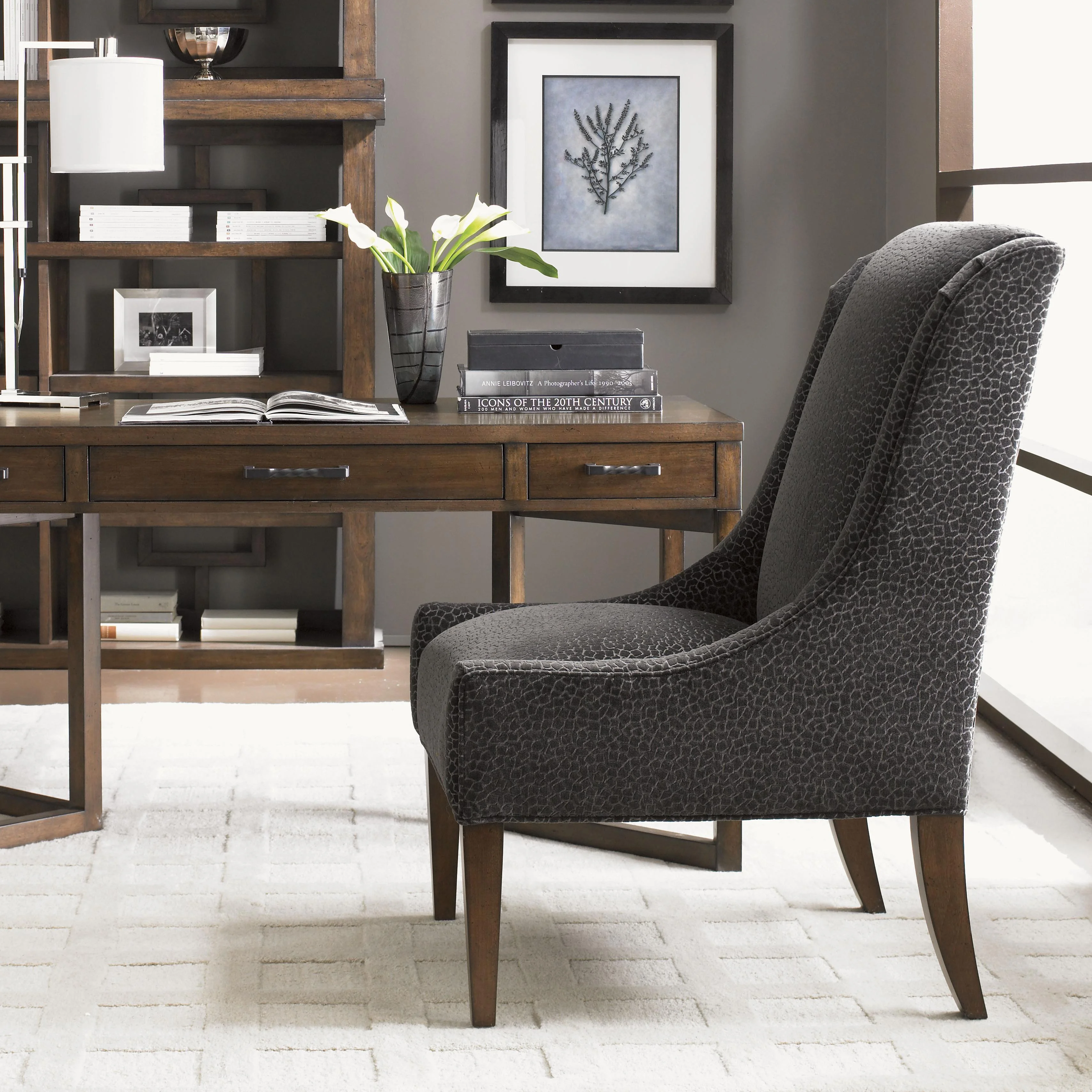 Lexington 11 South 7915-12 Mode Dining Chair with Scoop Arms | Baer's ...