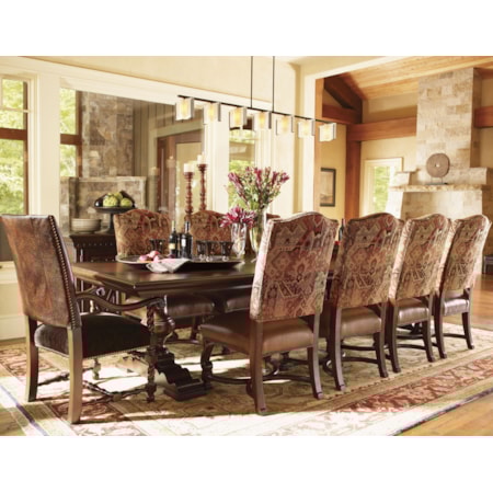 Eleven-Piece Silverton Dining Table with Somerset & Aspen Chairs Set
