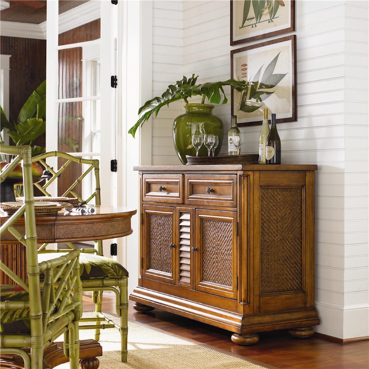 Tommy Bahama Home Island Estate Antigua Server