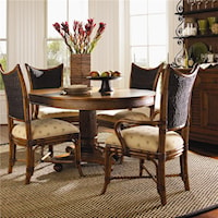 5 Piece Dining Cayman Table & Mangrove Chairs Set