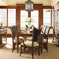 11 Piece Grenadine Rectangular Dining Table & Mangrove Chairs Set