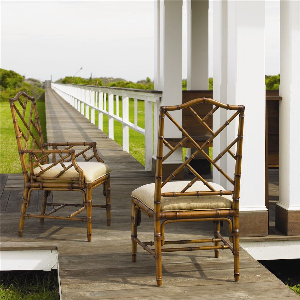 Tommy Bahama Home Island Estate <b>Customizable</b> Ceylon Arm Chair