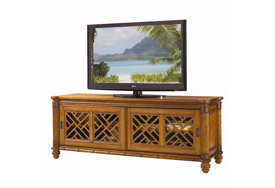 Island Estate Nevis Media Console by Tommy Bahama Home at Baer's Furniture