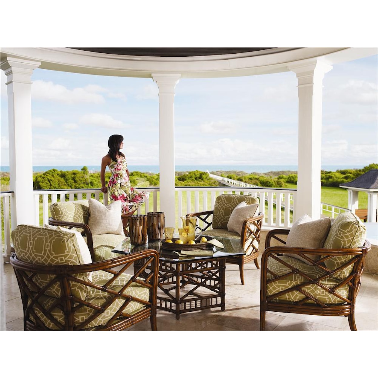 Tommy Bahama Home Island Estate Key Largo Cocktail Table