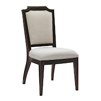 Candace Side Chair Upholstered in Odessa Fabric