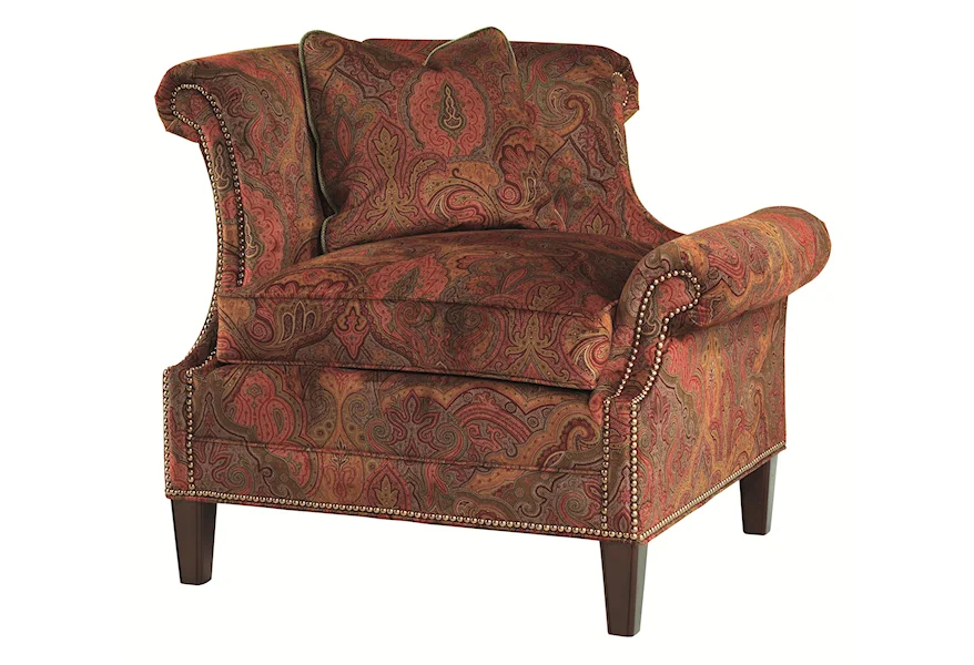 Lexington Upholstery Braddock Laf Upholstered Chair by Lexington at Johnny Janosik