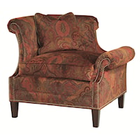 Left Leaning Braddock Upholstered Chair