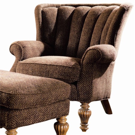 Tolbert Channel Back Upholstered Chair