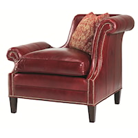 Right Leaning Braddock Upholstered Chair