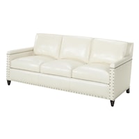 Contemporary Chase Sofa with Ornamental Nailheads