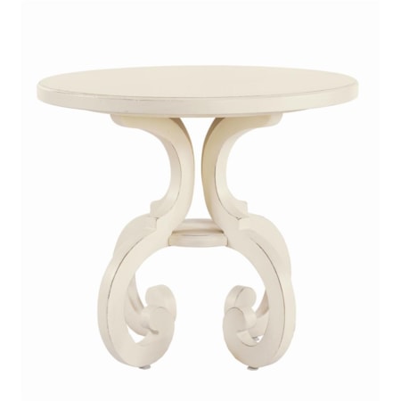 Fairfield End Table with One Support Shelf
