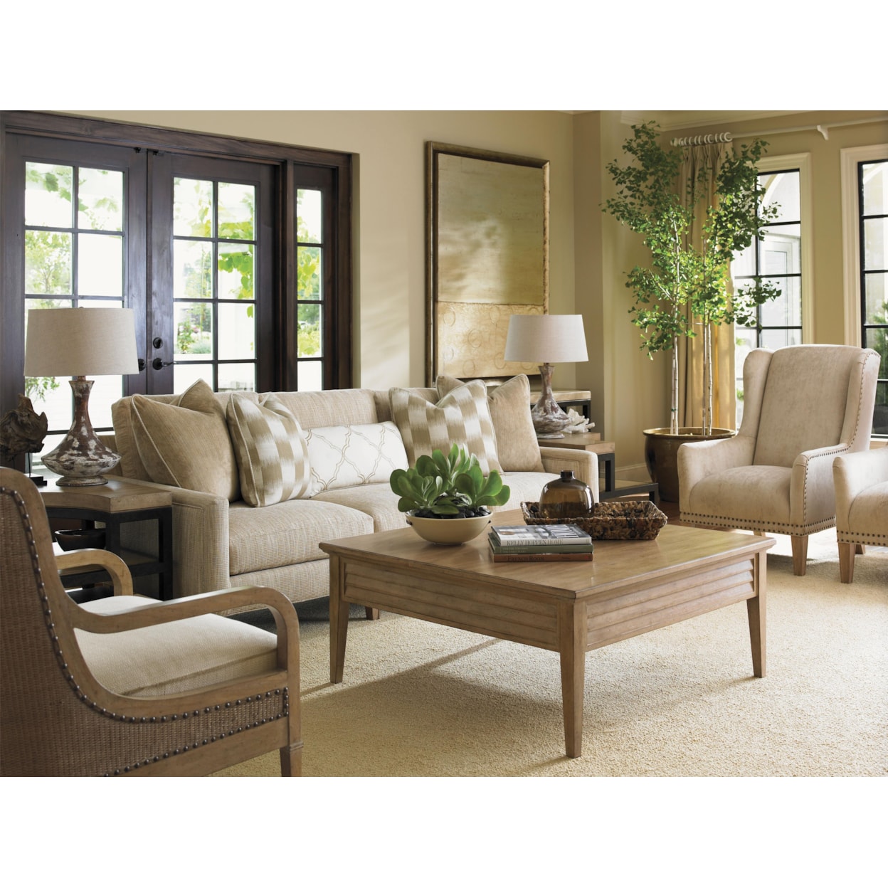 Lexington Monterey Sands 7281-33 Signal Hill Sofa with Track Arms ...