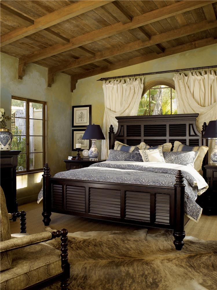 Tommy Bahama Home Kingstown Queen Malabar Panel Bed