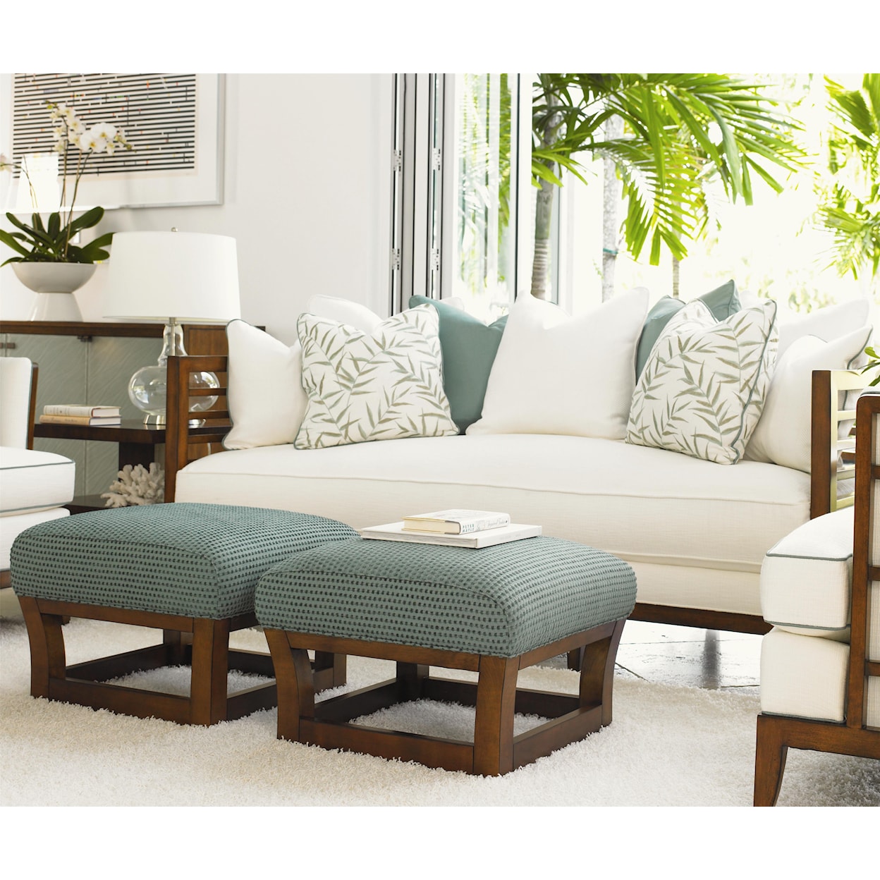 Tommy Bahama Home Ocean Club Fusion Ottoman