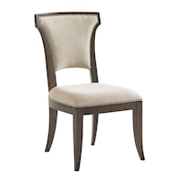 Contemporary Seneca Quickship Side Chair in Kendall Fabric