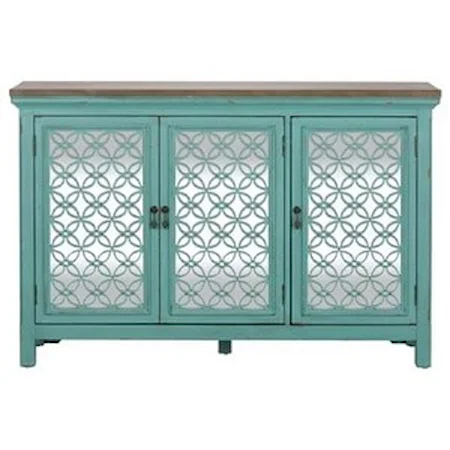 Transitional Accent Chest with 3 Doors