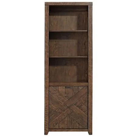 Contemporary Bookcase with Adjustable Shelves
