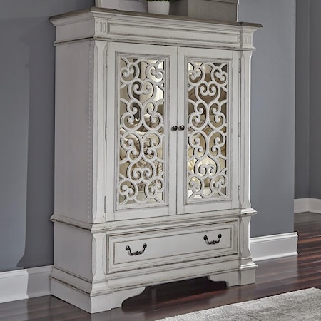 Liberty Furniture Abbey Park Traditional 2 Door 1 Drawer Chest with ...