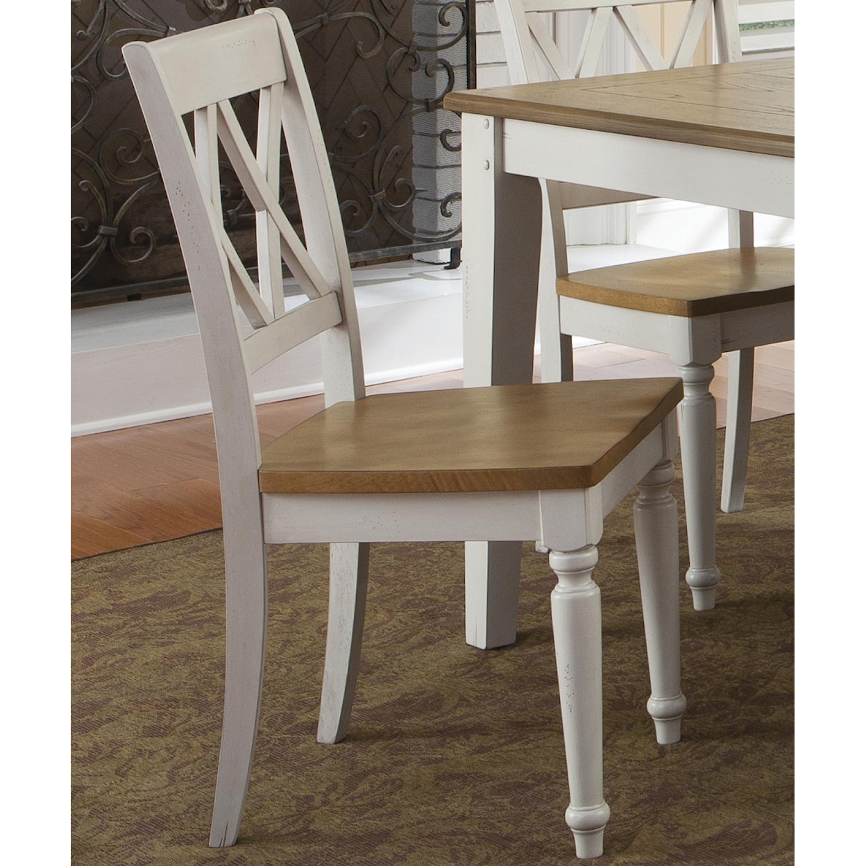 Freedom Furniture Ellie Double X-Back Side Chair