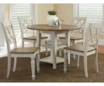 Liberty Furniture Al Fresco 5 Piece Drop Leaf Table and Chairs Set