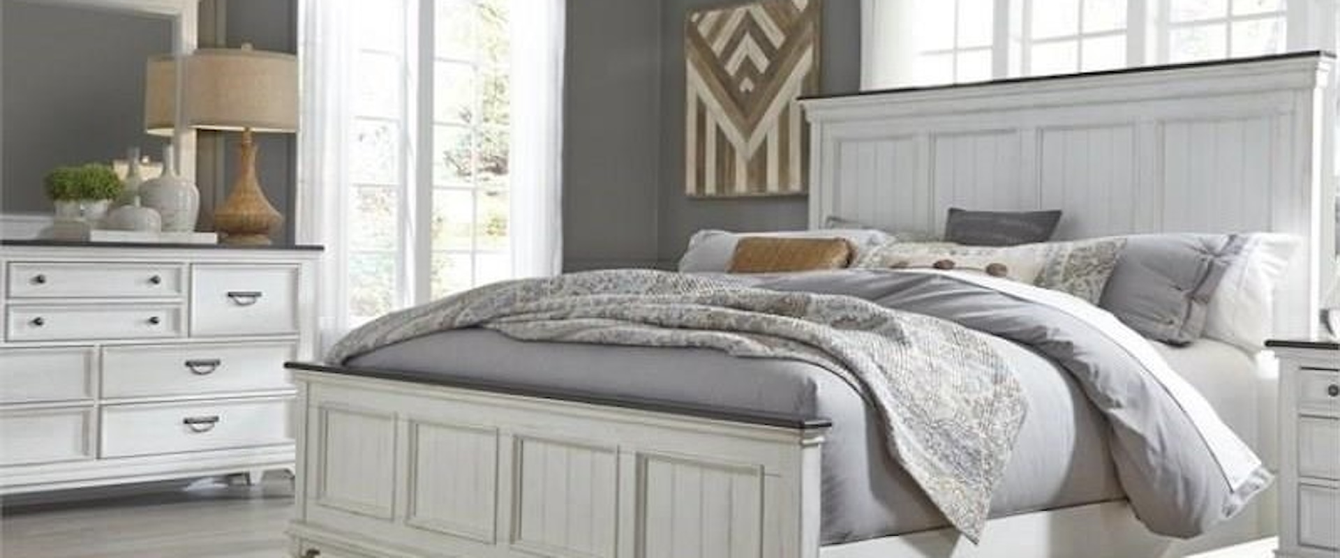 Cottage Style King Bedroom Group