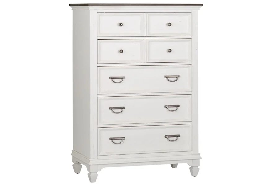 Allyson Park 5-Drawer Chest by Liberty Furniture at VanDrie Home Furnishings