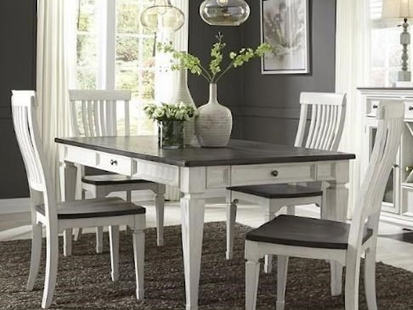 5 Piece Rectangular Table Set