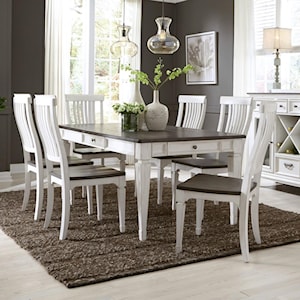 Liberty Furniture Allyson Park 7-Piece Rectangular Table Dining Set