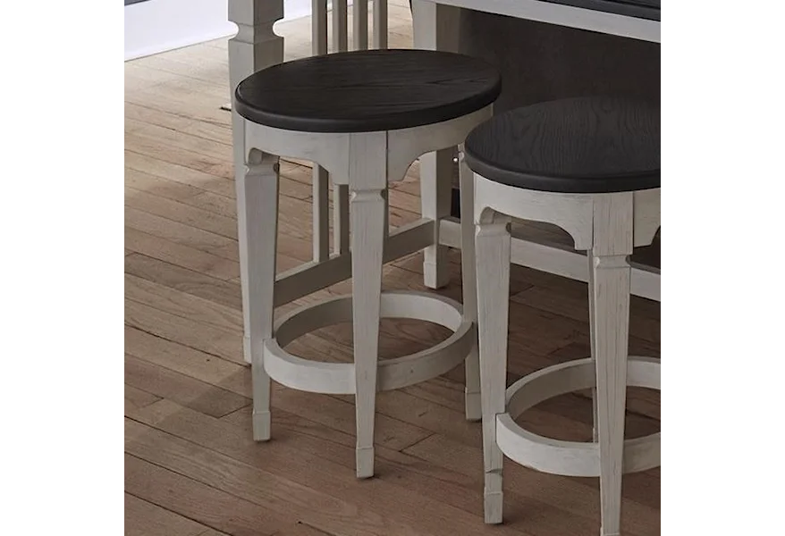 Allyson Park Console Stool by Liberty Furniture at Novello Home Furnishings