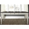 Liberty Furniture Allyson Park 4-Drawer Rectangular Leg Table