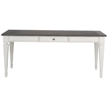 4-Drawer Rectangular Leg Table