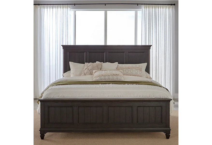Allyson Park King Panel Bed by Liberty Furniture at SuperStore